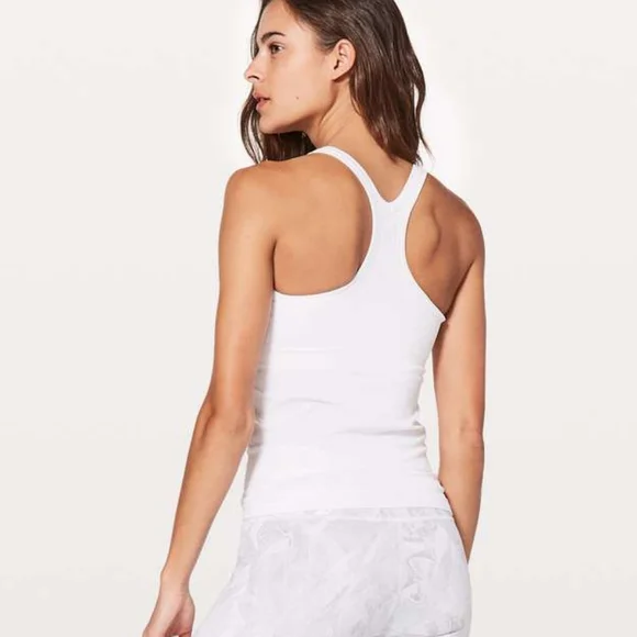 Lululemon Ebb to Street Tank II White Size 8 Racerback w1ax1s - Picture 9 of 9